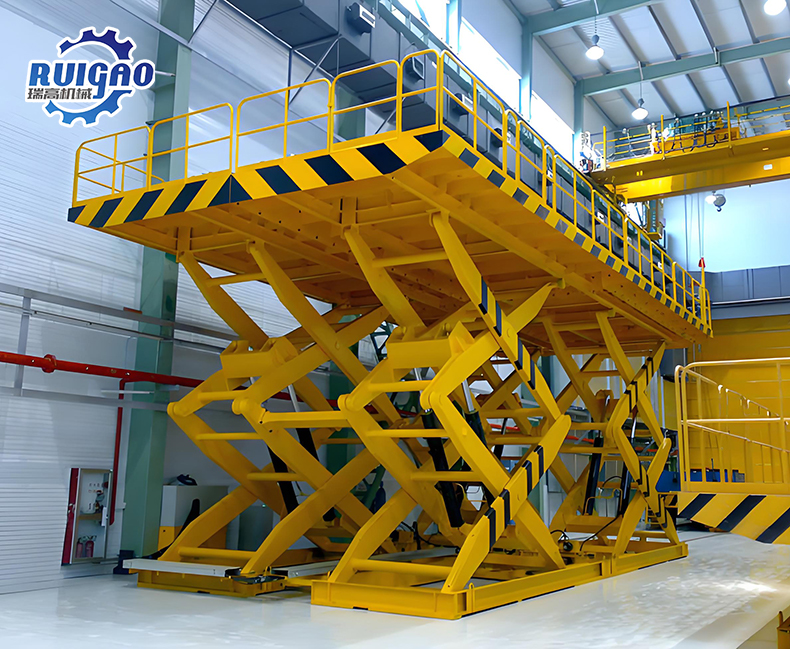 大臺面固定雙剪叉式升降平臺